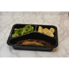 Menuschotel Kipworst met broccoli en aardappeltjes
